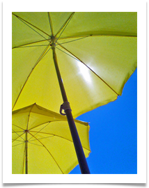In the shade under a cloudless Portugese sky - Richard Nicholls